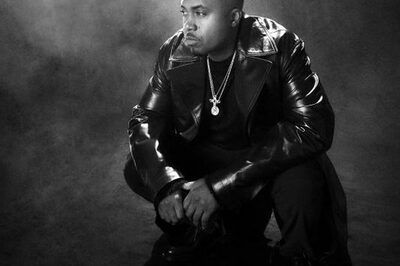 schwarz-weiß-Foto vom Rapper Illmatic