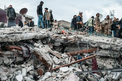 Zerstörung nach dem Erdbeben
