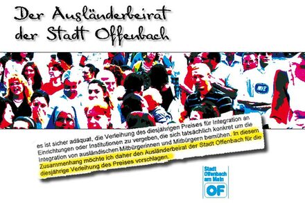 Deckblatt Broschüre Ausländerbeirat 2008