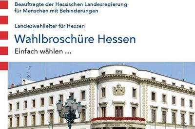 Titelseite der Wahlbroschüre Hessen