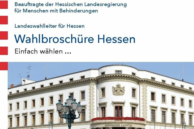 Titelseite Wahlbroschüre Hessen