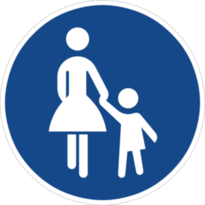 Zeichen 239: Halten / Parken im Fußgängerbereich