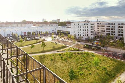 Senefelder Quartierspark im Senefelder Quartier 2019