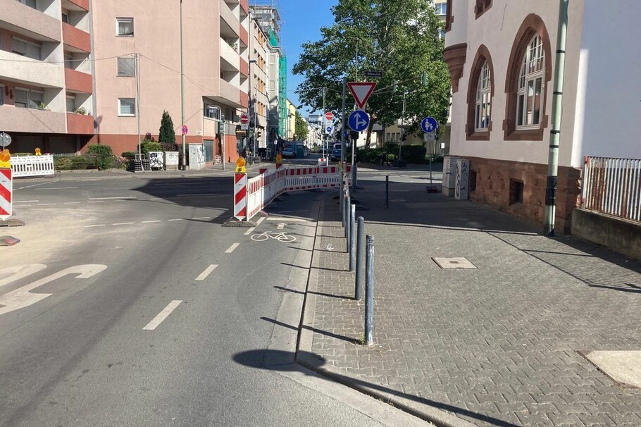 Fahrradstraße in der Luisenstraße