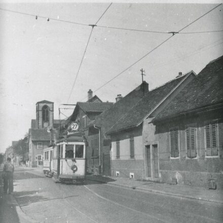 Straßenbahn in Bürgel
