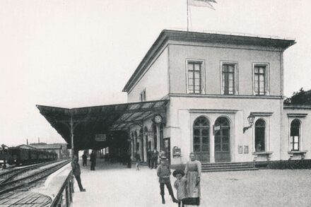 Lokalbahnhof um 1911
