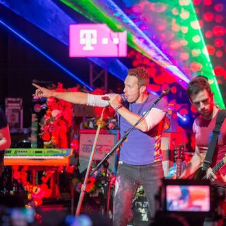 Coldplay beim TelekomStreetGig 2015 im Capitol Offenbach