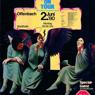 Plakat zum Konzert von Black Sabbath im Juni 1980