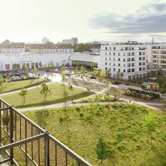 Senefelder Quartierspark im Senefelder Quartier 2019