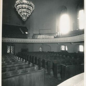 Kalendermotiv 100 Jahre Synagoge Hochformat
