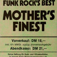 Plakat zum Konzert von Mother's Finest 1979