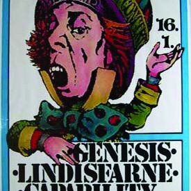 Plakat zum Konzert von Genesis im Januar 1973