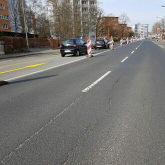 Straßenunterhaltung Waldstraße, März 2017
