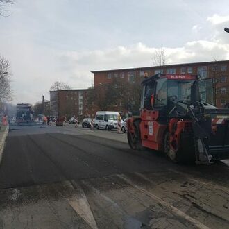 Straßenunterhaltung Waldstraße, März 2017