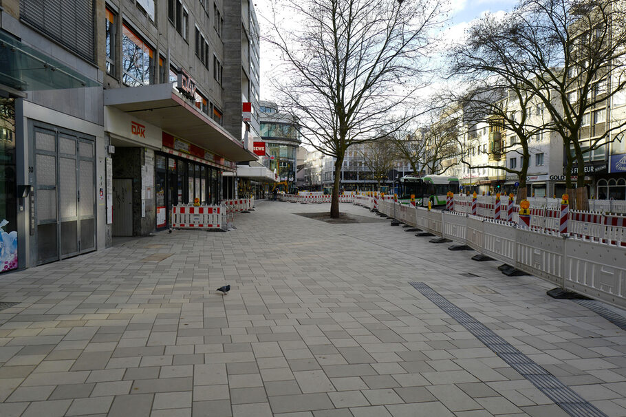 Marktplatz-Umbau Offenbach, April 2022