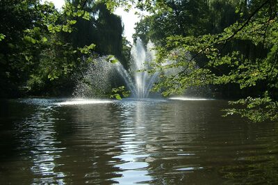 Springbrunnen im Dreieichpark