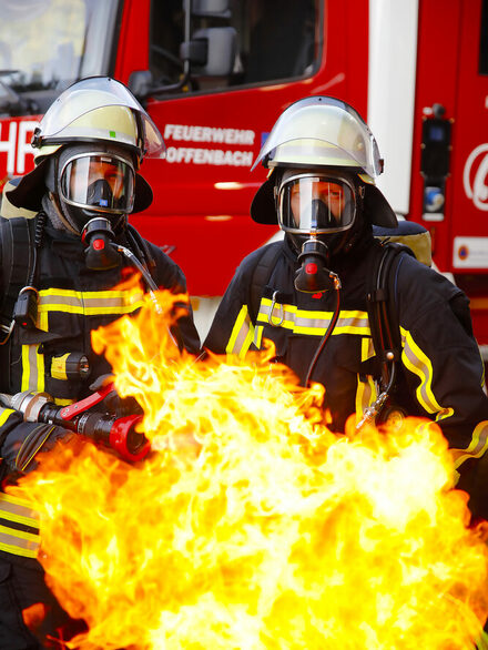 Die Einsatzkräfte der Berufsfeuerwehr Offenbach brennen für ihren Job