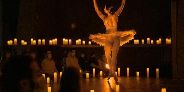 Candlelight-Konzert mit Ballerina