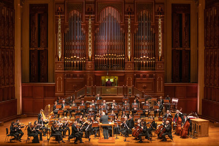 Capitol Symphonie Orchester beim Auftritt in Oman, Februar 2019