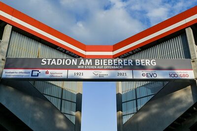 Das Stadion heißt nun Stadion am Bieberer Berg