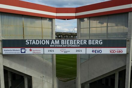 Das Stadion heißt nun Stadion am Bieberer Berg
