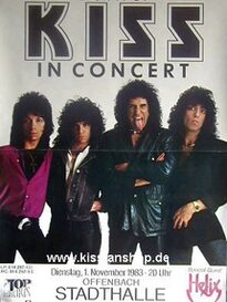 Stadthalle Poster KISS