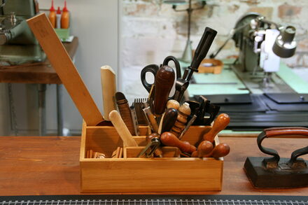 Werkzeug in einem Atelier