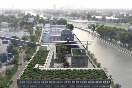 Visualisierung des neuen Rockywood-Komplexes am Hafen
