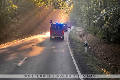 Unterstützung bei Löscharbeiten im Landkreis Darmstadt-Dieburg