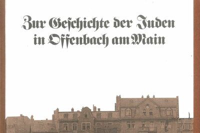 Titel des Buchs Zur Geschichte der Juden in Offenbach am Main  Band 1