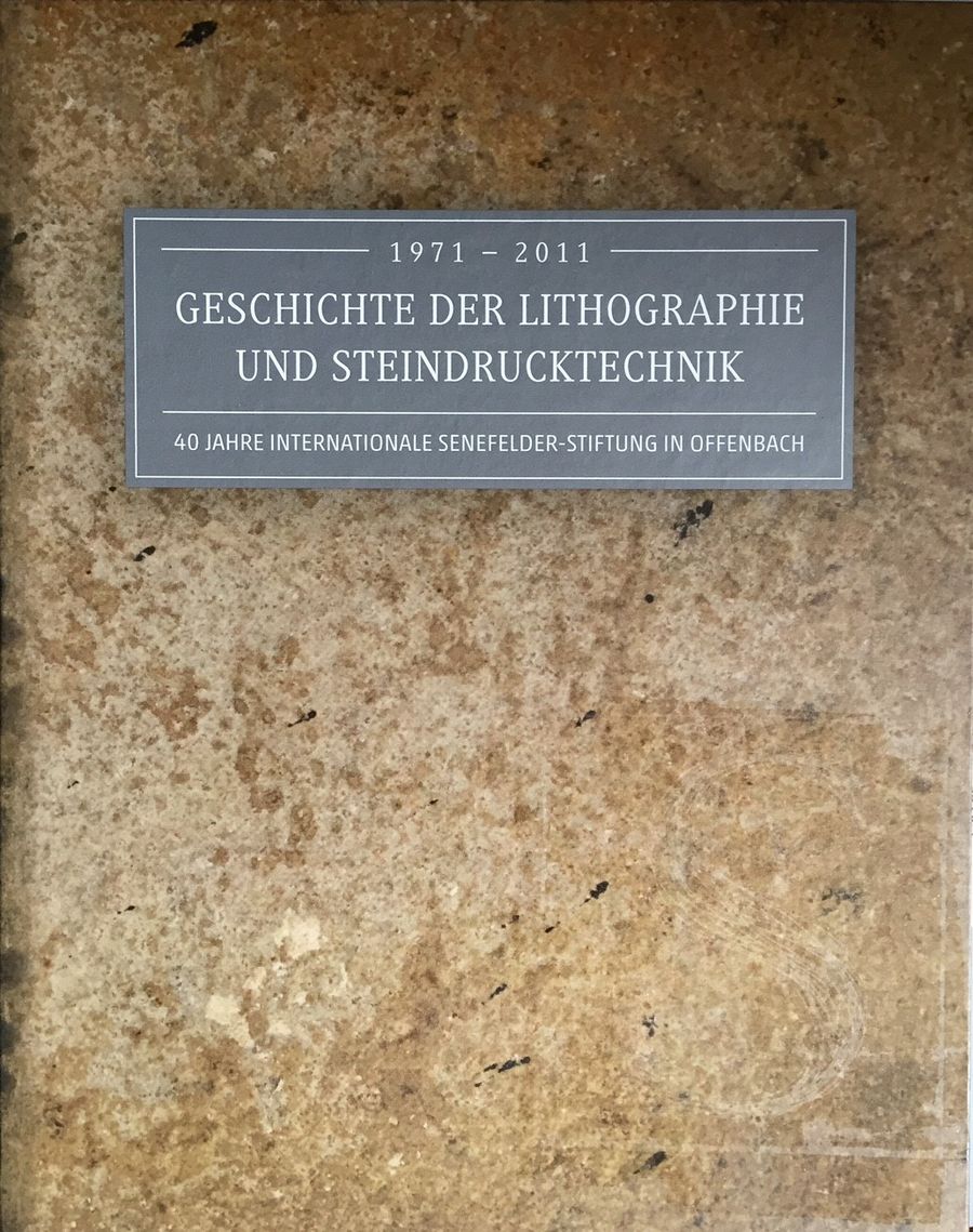 Cover der Publikation "Geschichte der Lithographie und Steindrucktechnik"