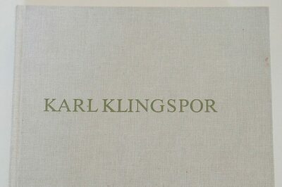 Cover der Publikation "Karl Klingspor"