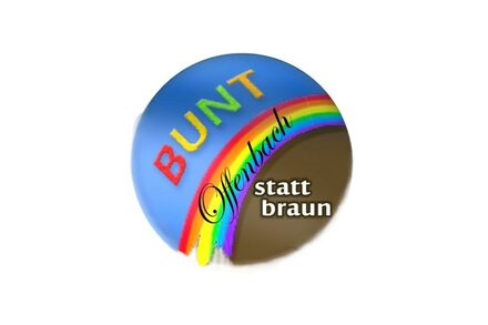 Logo Bunt statt braun Offenbach