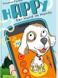 Buchcover hAPPy. Der Hund im Handy