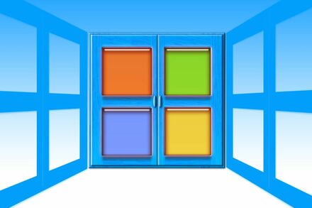 Windows Symbol, buntes Fenster