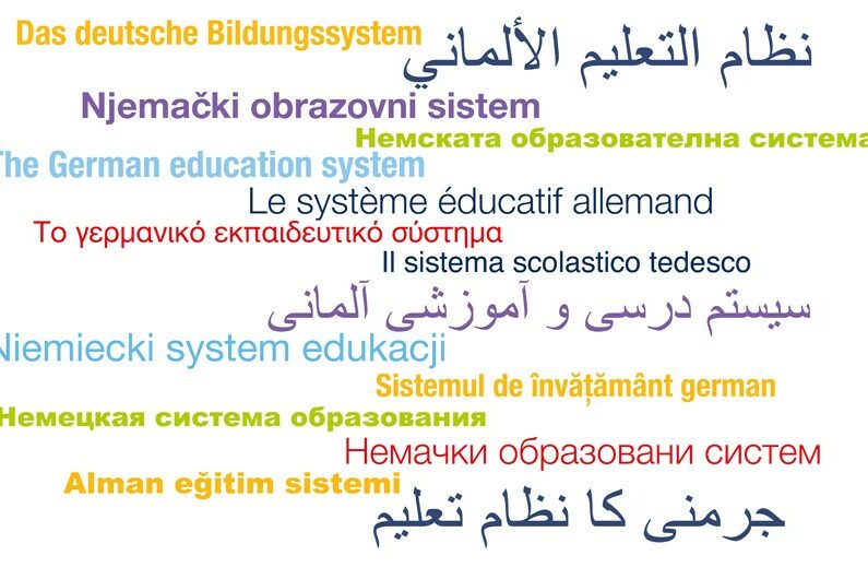 Das deutsche Bildungssystem in verschiedenen Sprachen