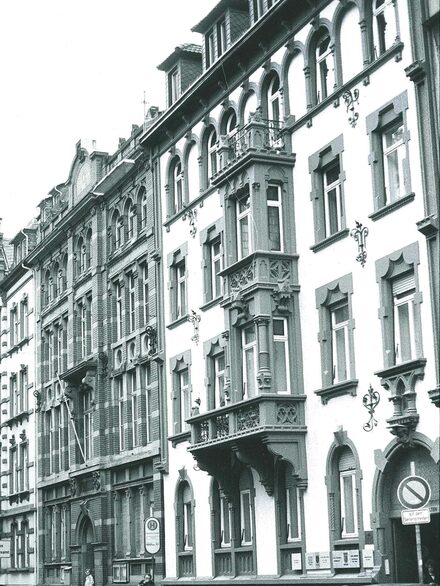 Haus der vhs in der Kaiserstraße 7 ab 1972