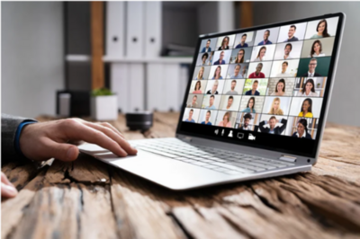 online Meeting, online Konferenz, Bildschirm
