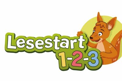 Logo Lesestart 1,2,3 mit Känguru