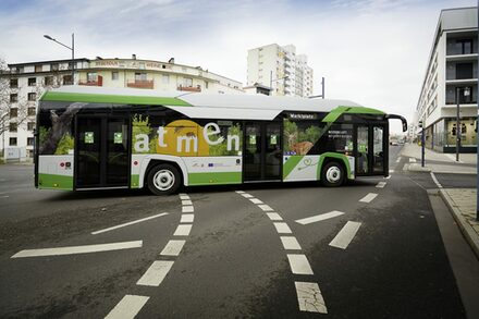 E-Bus im Stadtverkehr