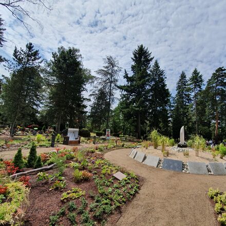 Memoriam-Garten auf dem Neuen Friedhof.