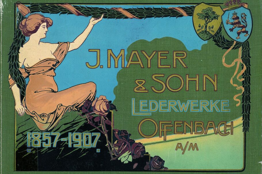 Plakat der Firma Mayer & Sohn