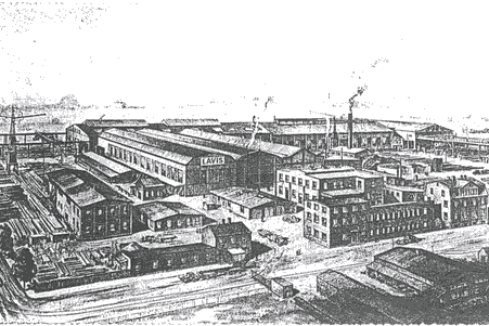Historische Abbildung Stahlbau Lavis
